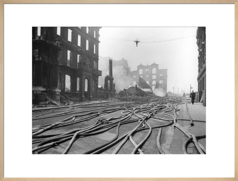 Bomb Damage at Queen Street Place 1941