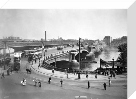 Blackfriars Bridge and Bankside 20th century