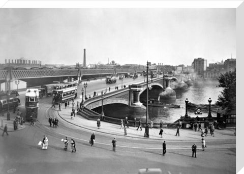 Blackfriars Bridge and Bankside 20th century