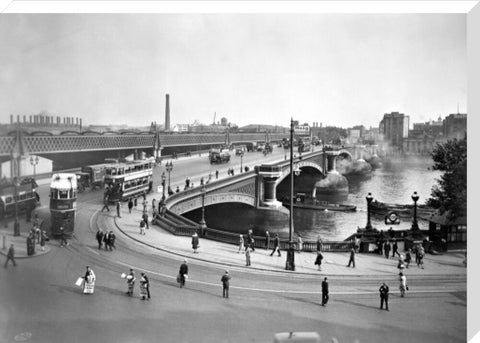 Blackfriars Bridge and Bankside 20th century