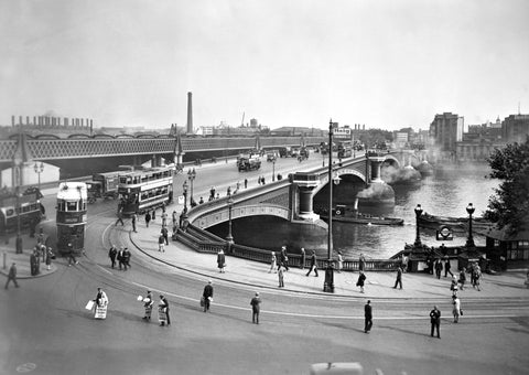 Blackfriars Bridge and Bankside 20th century