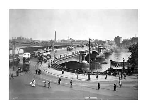 Blackfriars Bridge and Bankside 20th century