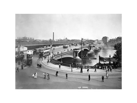 Blackfriars Bridge and Bankside 20th century