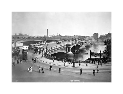 Blackfriars Bridge and Bankside 20th century