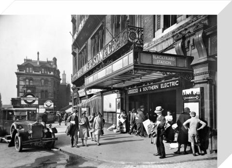 Outside Blackfriars Station 20th century