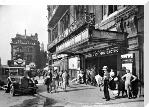 Outside Blackfriars Station 20th century