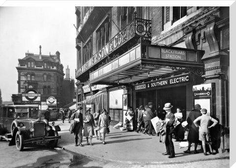 Outside Blackfriars Station 20th century