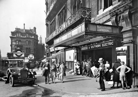 Outside Blackfriars Station 20th century