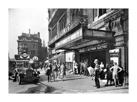 Outside Blackfriars Station 20th century