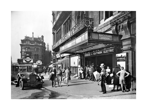 Outside Blackfriars Station 20th century