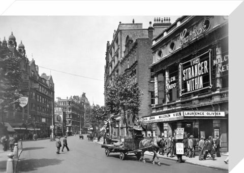 View of Charing Cross Road and the Garrick Theatre 1929