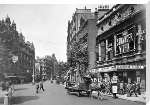 View of Charing Cross Road and the Garrick Theatre 1929