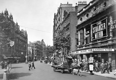 View of Charing Cross Road and the Garrick Theatre 1929