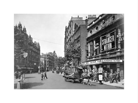 View of Charing Cross Road and the Garrick Theatre 1929