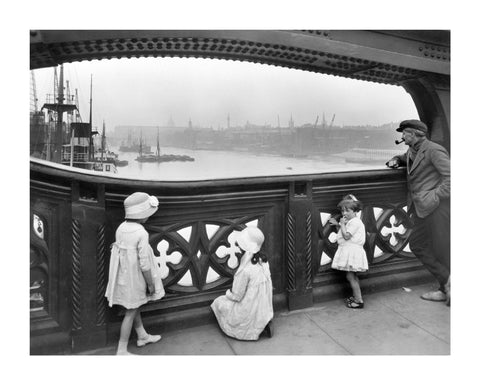 Children on the Tower Bridge 20th century