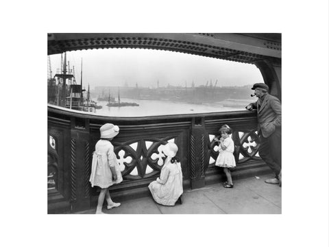 Children on the Tower Bridge 20th century