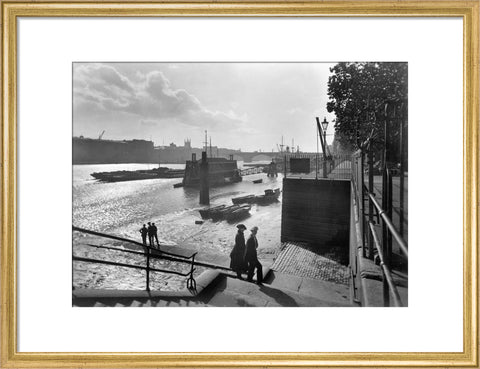 Looking southwest from Lower Custom House Stairs 20th century