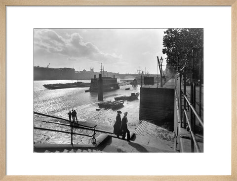 Looking southwest from Lower Custom House Stairs 20th century