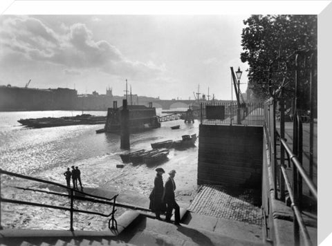 Looking southwest from Lower Custom House Stairs 20th century