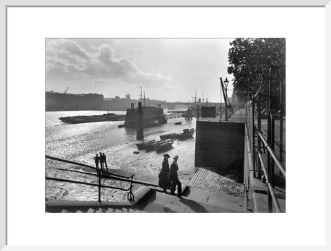 Looking southwest from Lower Custom House Stairs 20th century