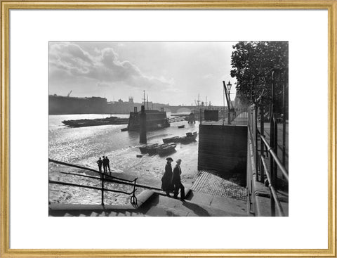 Looking southwest from Lower Custom House Stairs 20th century