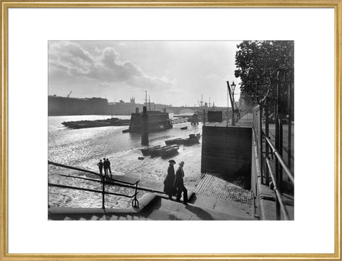 Looking southwest from Lower Custom House Stairs 20th century