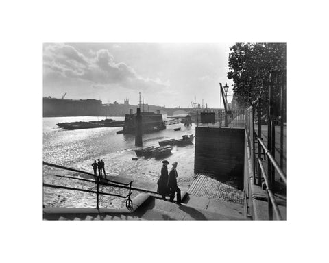 Looking southwest from Lower Custom House Stairs 20th century