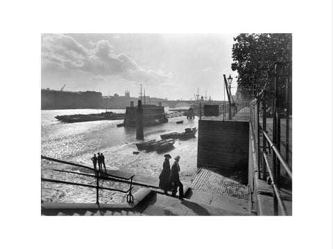 Looking southwest from Lower Custom House Stairs 20th century