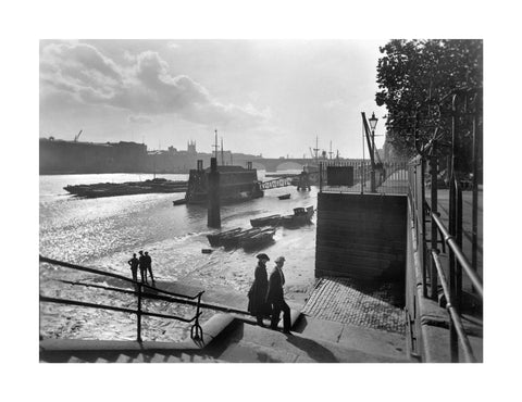 Looking southwest from Lower Custom House Stairs 20th century