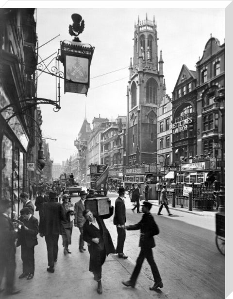 Street scene Fleet Street 20th century