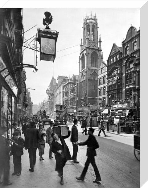 Street scene Fleet Street 20th century