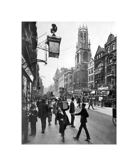 Street scene Fleet Street 20th century