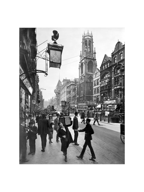 Street scene Fleet Street 20th century