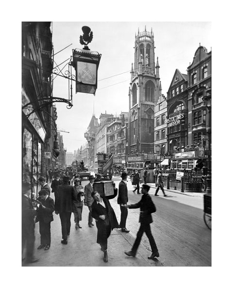 Street scene Fleet Street 20th century