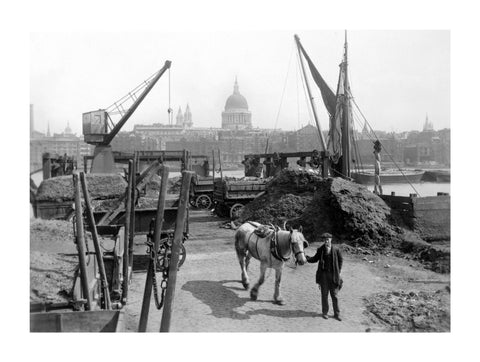 Greenmoor Wharf rubbish depot Bankside 20th century