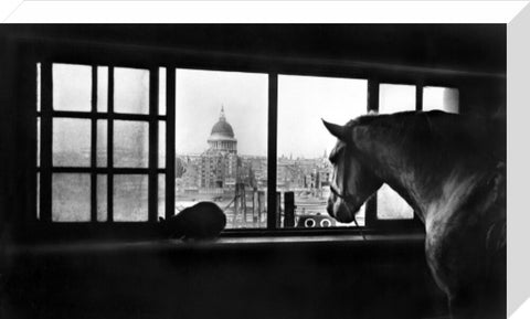 Multi-storey horse stables near Southwark Bridge 20th century