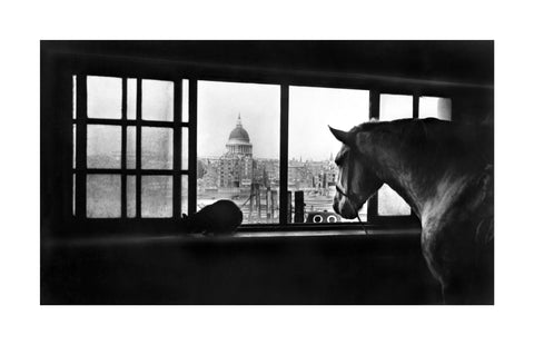 Multi-storey horse stables near Southwark Bridge 20th century