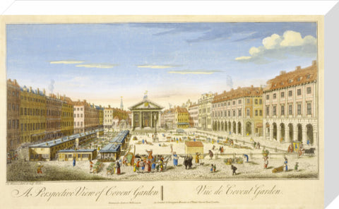 A Perspective View of Covent Garden 18th century