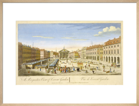 A Perspective View of Covent Garden 18th century