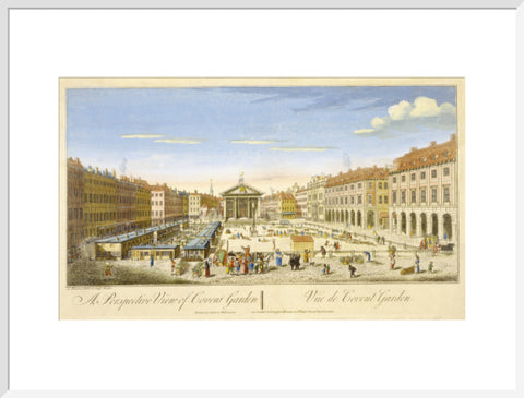 A Perspective View of Covent Garden 18th century