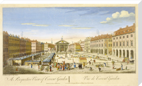 A Perspective View of Covent Garden 18th century