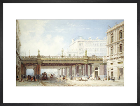 Holborn Viaduct from Farringdon Street 19th century