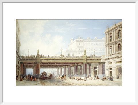 Holborn Viaduct from Farringdon Street 19th century