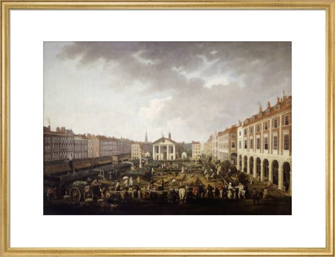 Covent Garden Piazza and Market 18th century