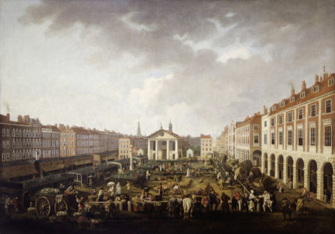 Covent Garden Piazza and Market 18th century