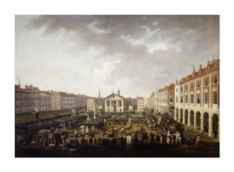 Covent Garden Piazza and Market 18th century