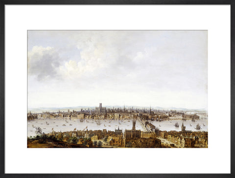 London from Southwark 17th century