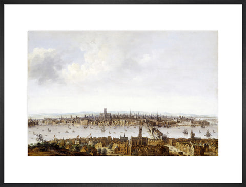 London from Southwark 17th century