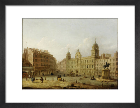 Charing Cross and Northumberland House from Spring Gardens 18th century