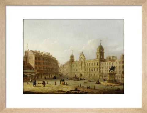 Charing Cross and Northumberland House from Spring Gardens 18th century